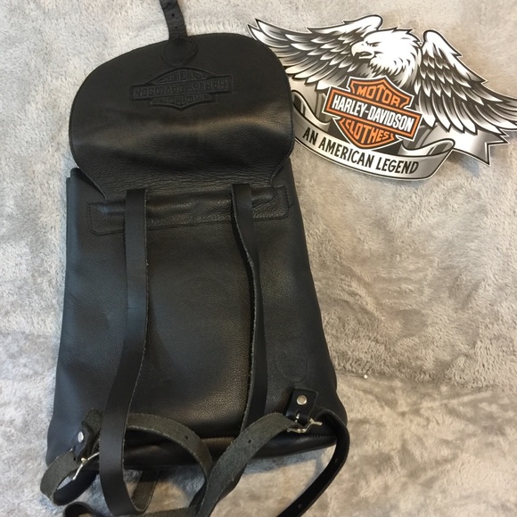 HarleyDavidson Bags Harley Davidson All Leather Backpack Poshmark